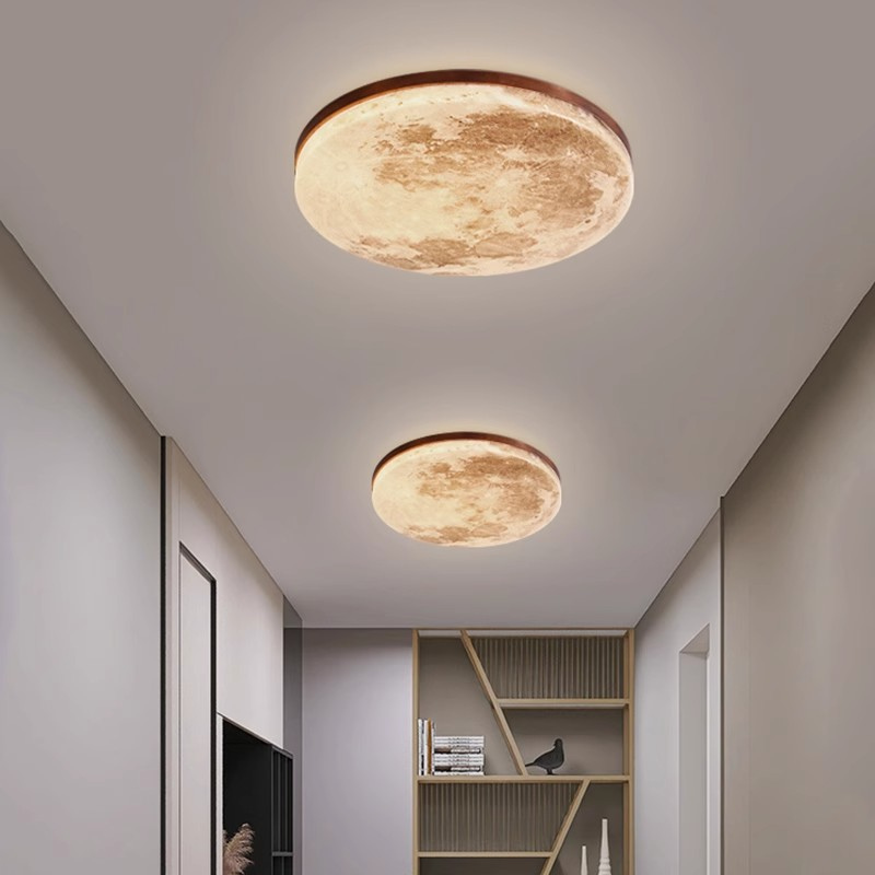 Aurelle | Round Ceiling Lamp With Japanese-Inspired Glow