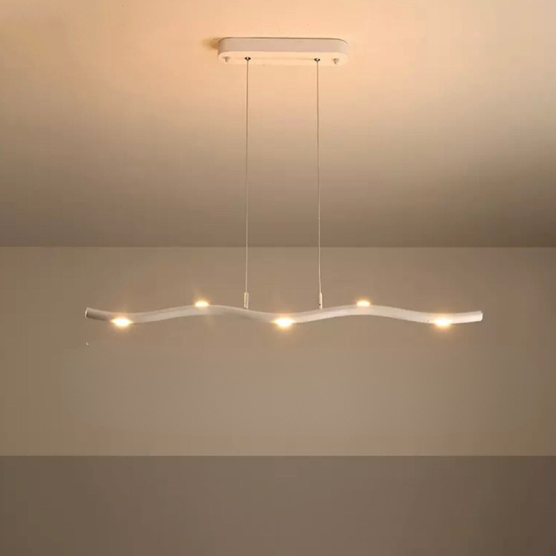 Novara Slim Linear LED Pendant Light for Kitchen Spaces