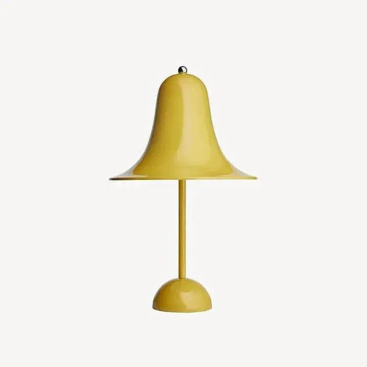 LumaCove | Rechargeable Touch Table Lamp, Brushed Metal