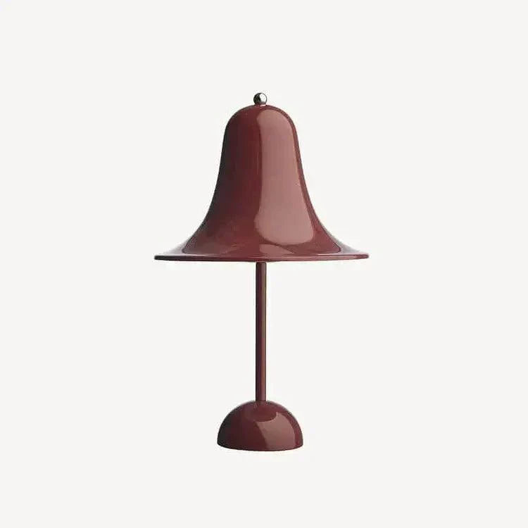 LumaCove | Rechargeable Touch Table Lamp, Brushed Metal