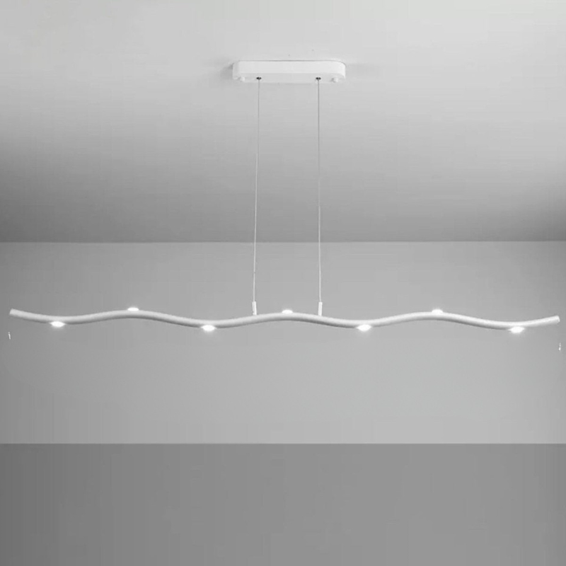 Novara Slim Linear LED Pendant Light for Kitchen Spaces