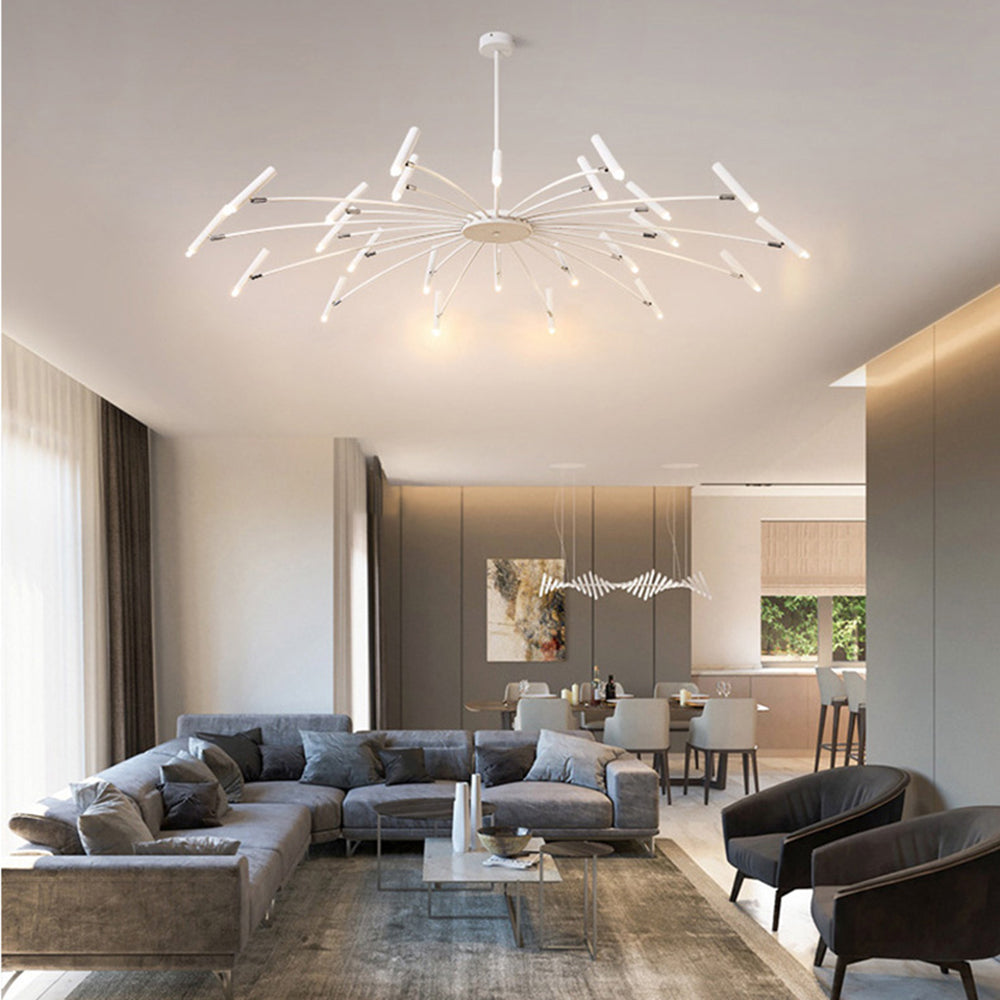 VernoGlow | Elegant Mid-Century Modern LED Chandelier