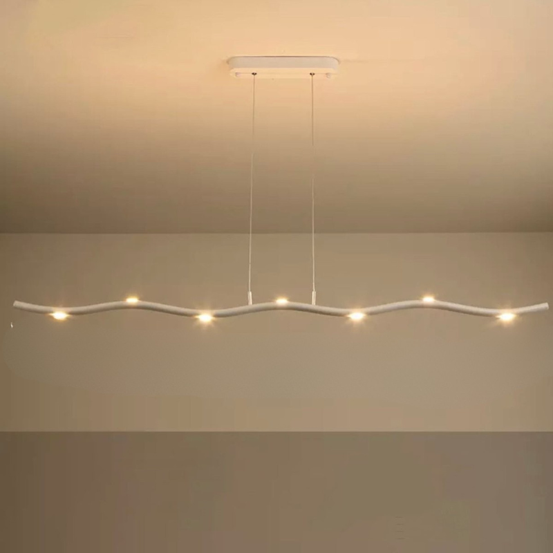 Novara Slim Linear LED Pendant Light for Kitchen Spaces