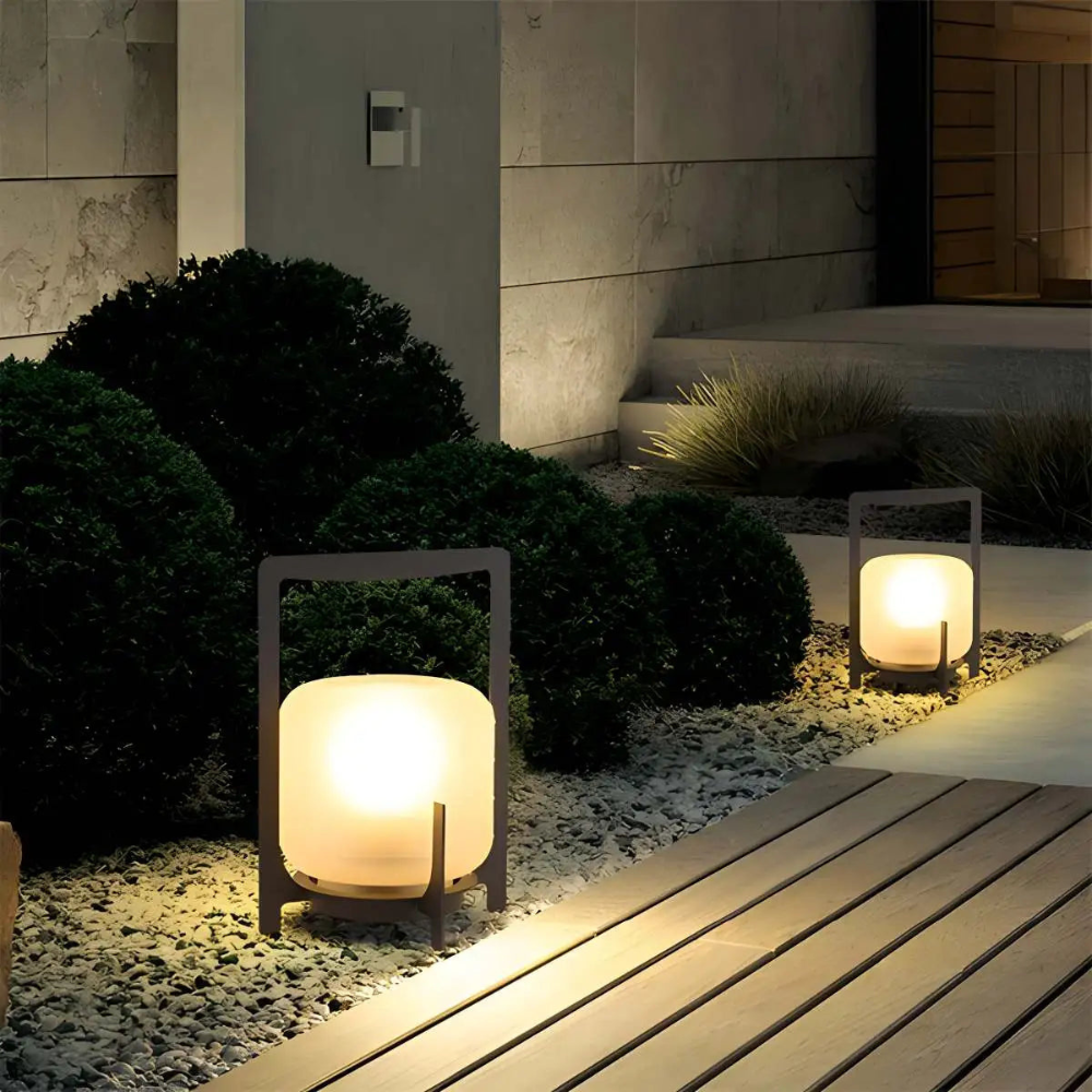 NovaForge | Solar Industrial Outdoor Lantern For Patios
