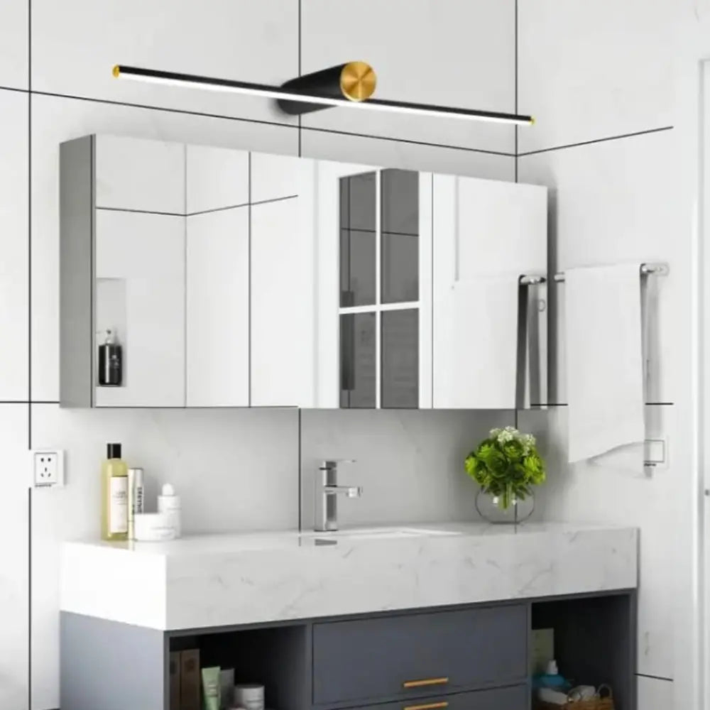 LumaWave Modern Bathroom Wall Lamp With A Fluid Glow