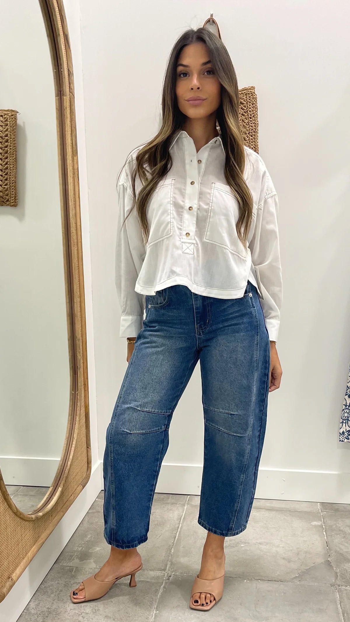 JESSICA | White Casual Top