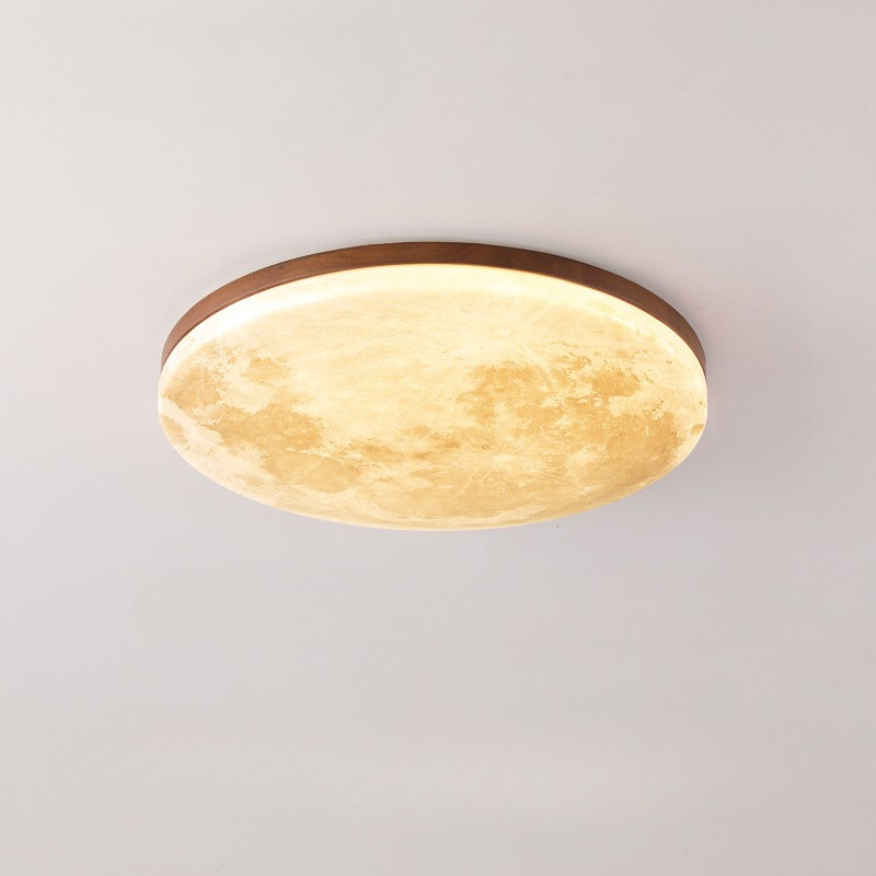 Aurelle | Round Ceiling Lamp With Japanese-Inspired Glow