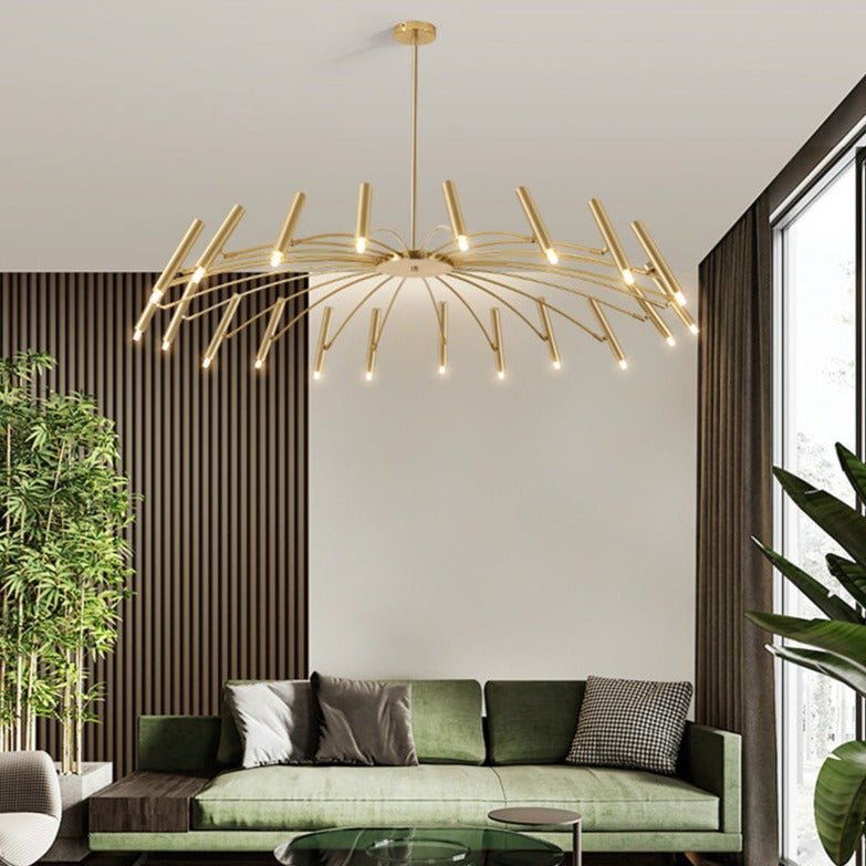 VernoGlow | Elegant Mid-Century Modern LED Chandelier