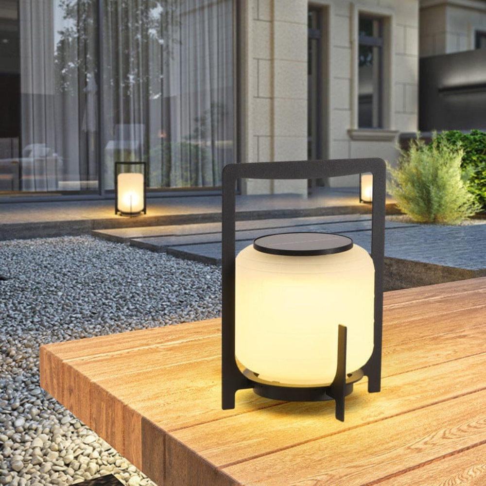 NovaForge | Solar Industrial Outdoor Lantern For Patios
