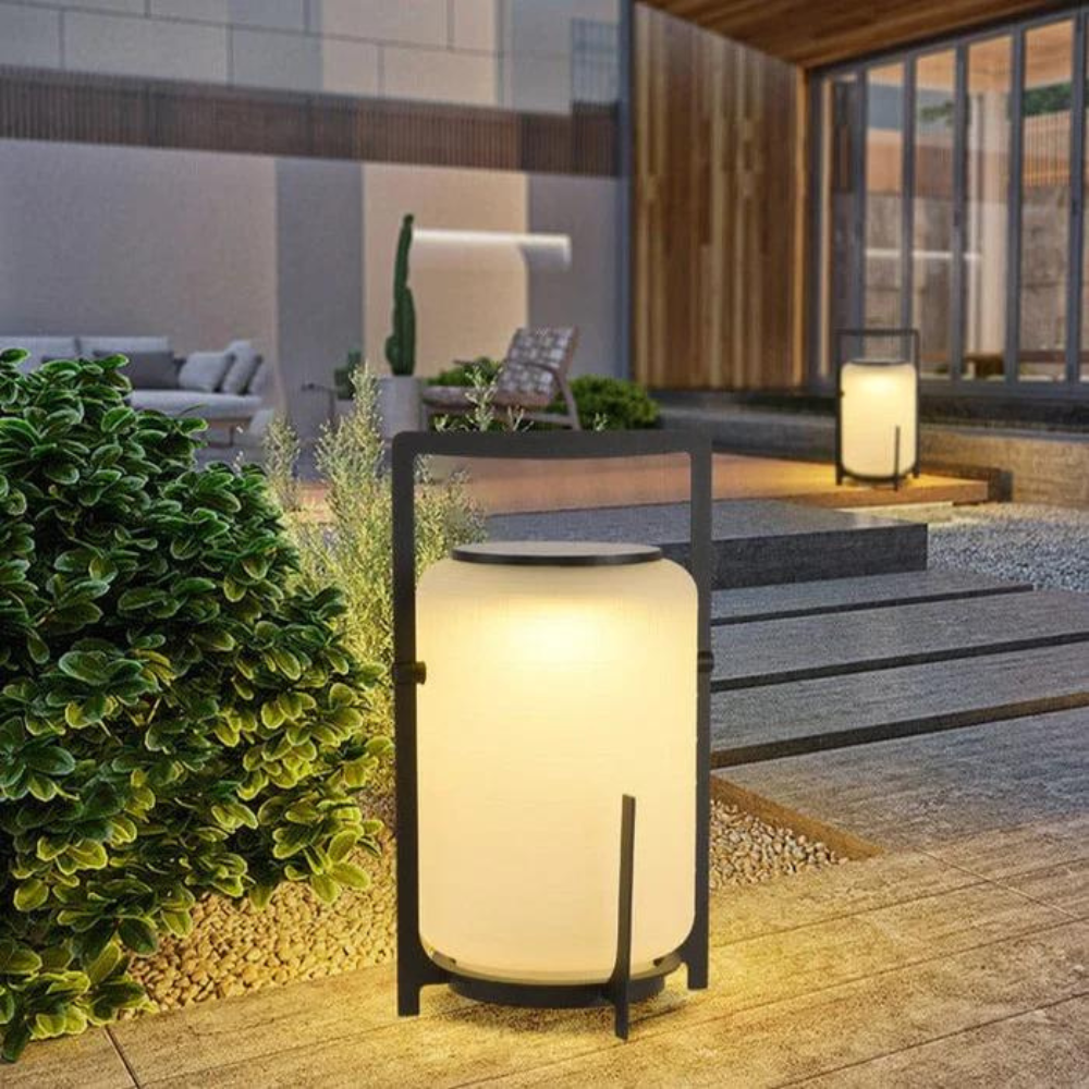 NovaForge | Solar Industrial Outdoor Lantern For Patios