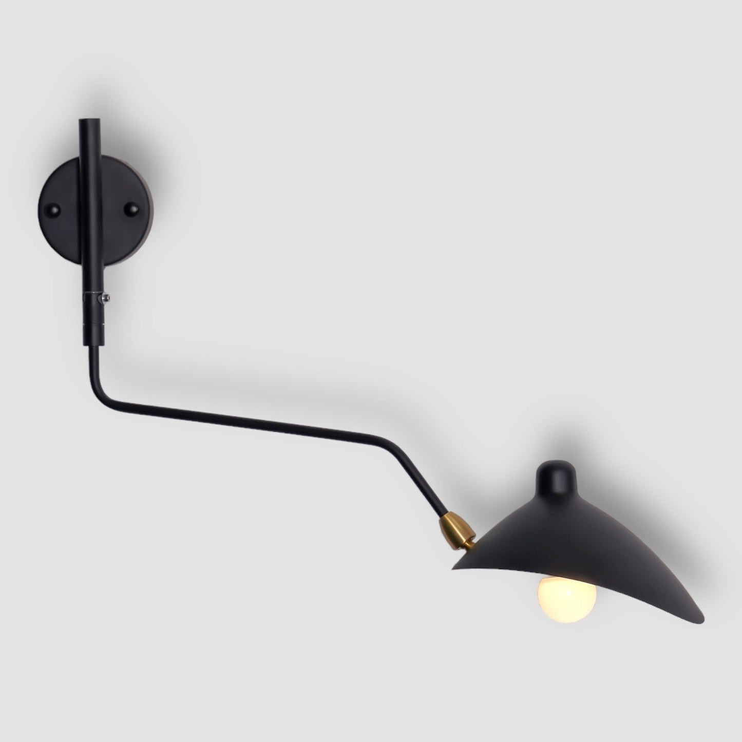LumenaLuxe Dual-Arm Wall Lamp For Flexible Lighting