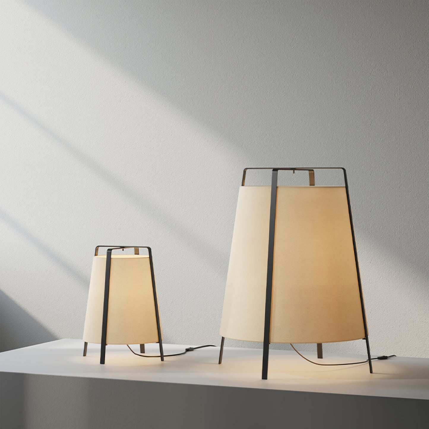 HikariLoom Table Lamp With Japanese Inspired Soft Glow