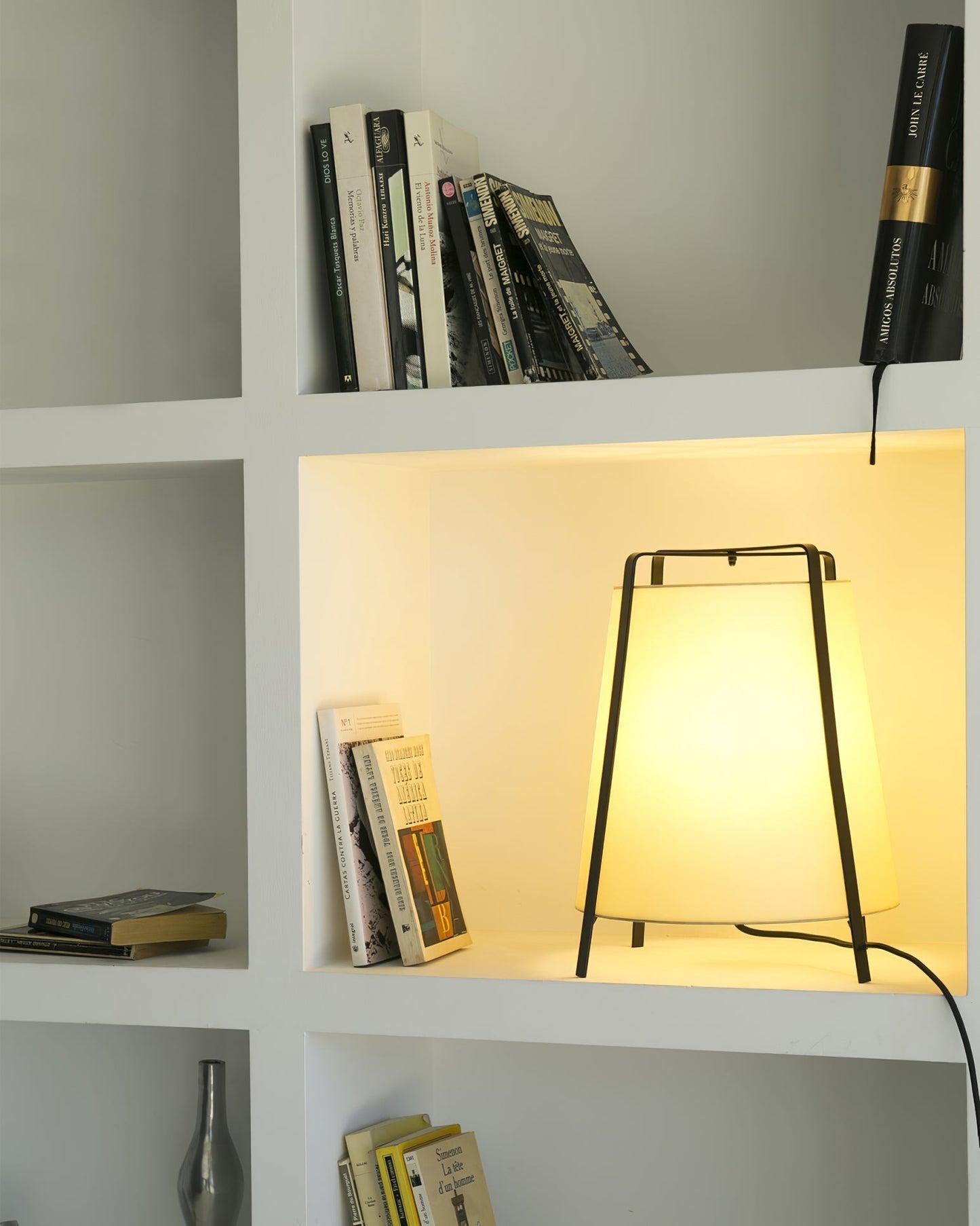 HikariLoom Table Lamp With Japanese Inspired Soft Glow
