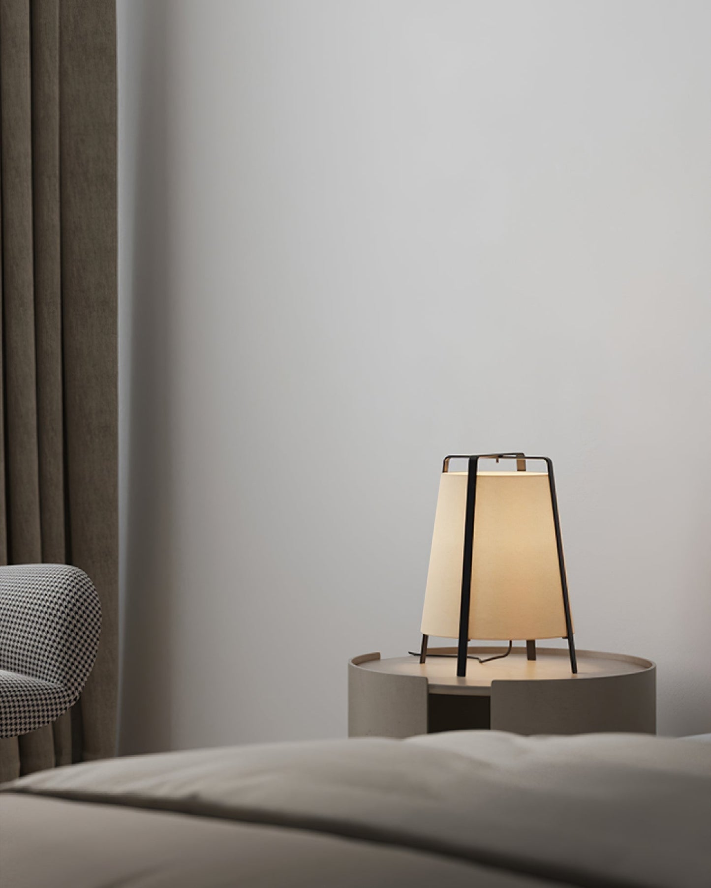 HikariLoom Table Lamp With Japanese Inspired Soft Glow