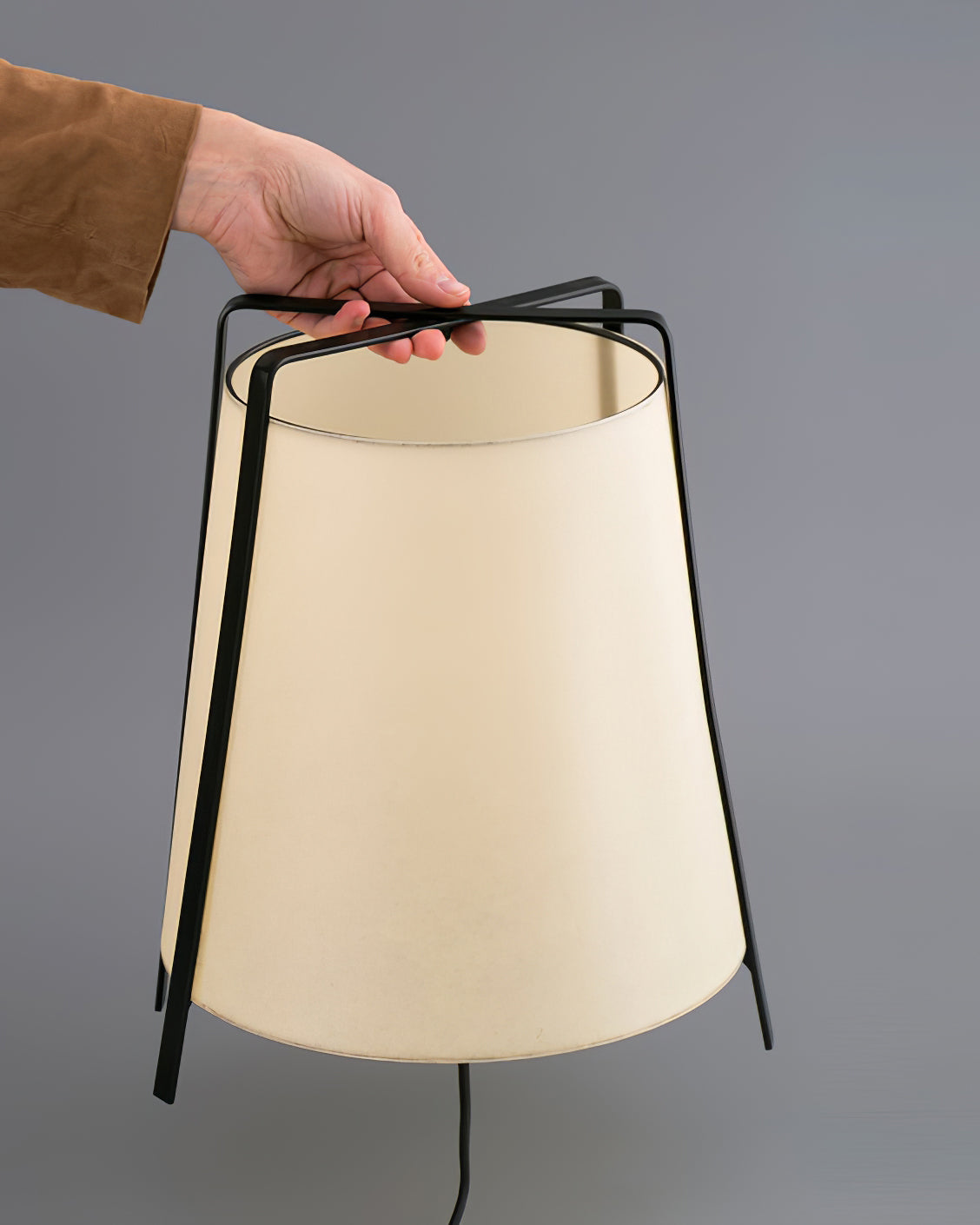 HikariLoom Table Lamp With Japanese Inspired Soft Glow