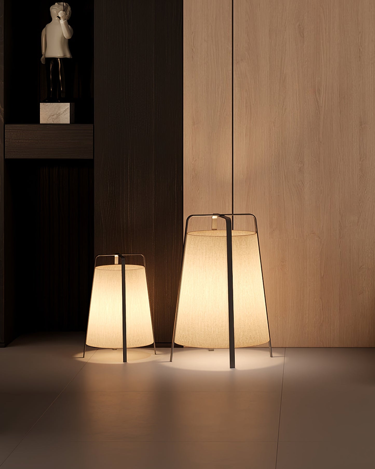 HikariLoom Table Lamp With Japanese Inspired Soft Glow