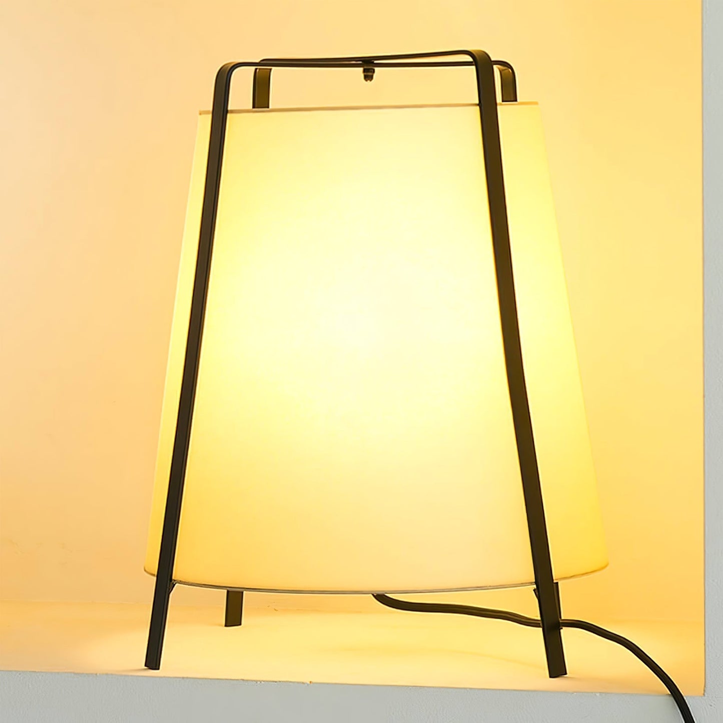 HikariLoom Table Lamp With Japanese Inspired Soft Glow