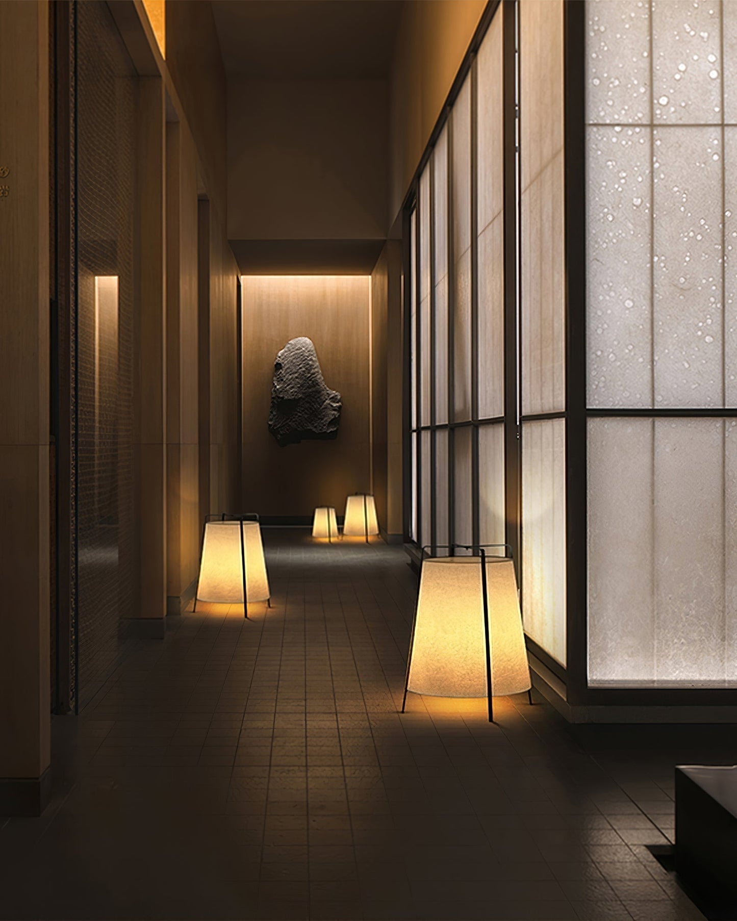HikariLoom Table Lamp With Japanese Inspired Soft Glow