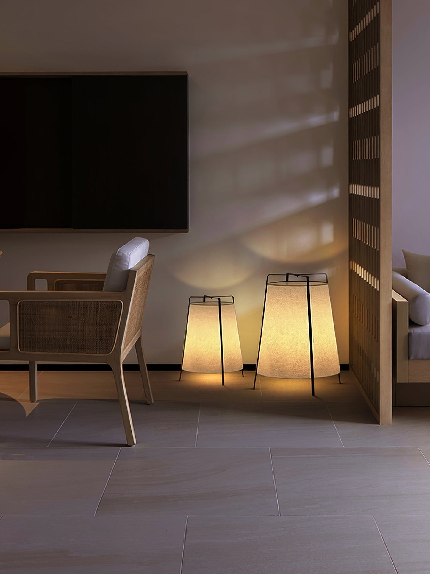 HikariLoom Table Lamp With Japanese Inspired Soft Glow