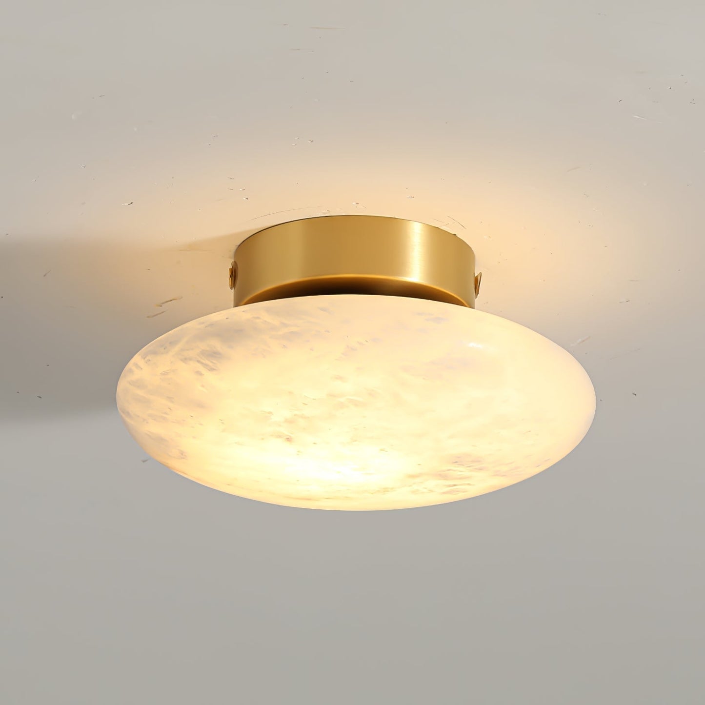 LioraGlow | Oval Alabaster Wall Sconce Soft Diffused Light