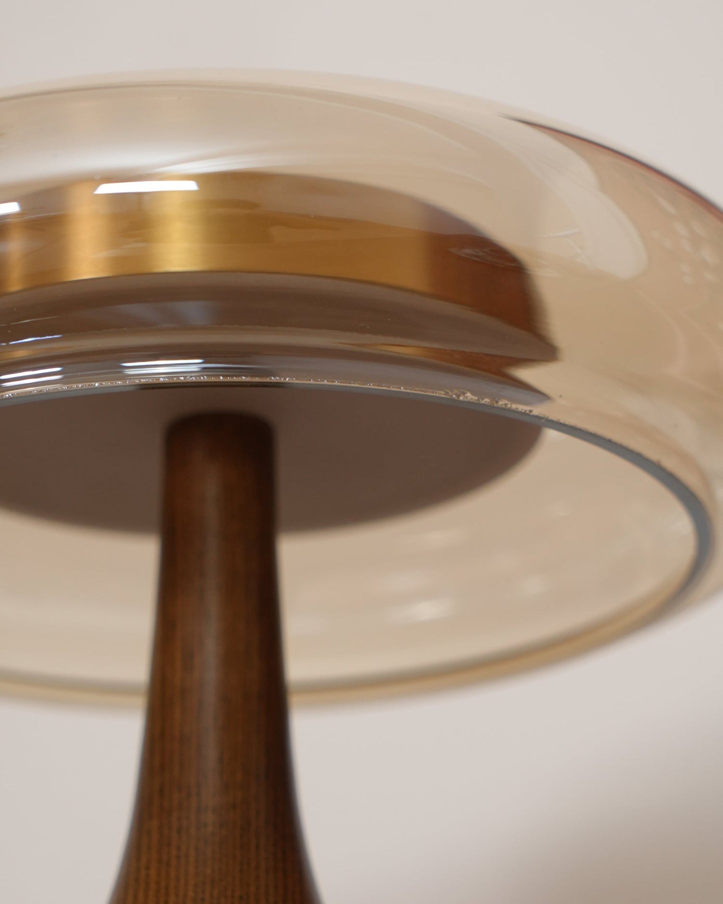 Averly | Wood & Brass LED Table Lamp For Ambient Lighting