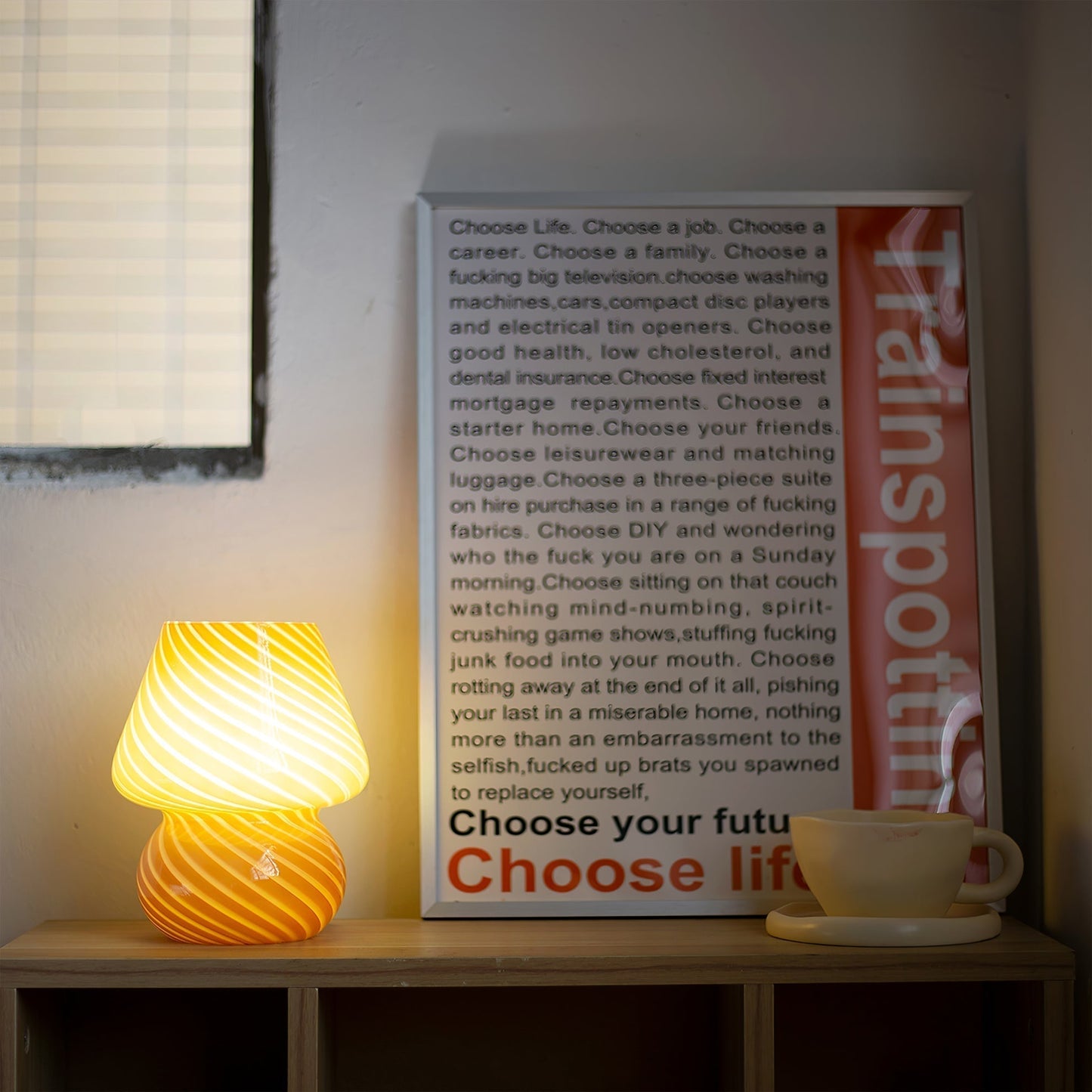 Caelora Crystal Table Lamp With Textured Glass Globe