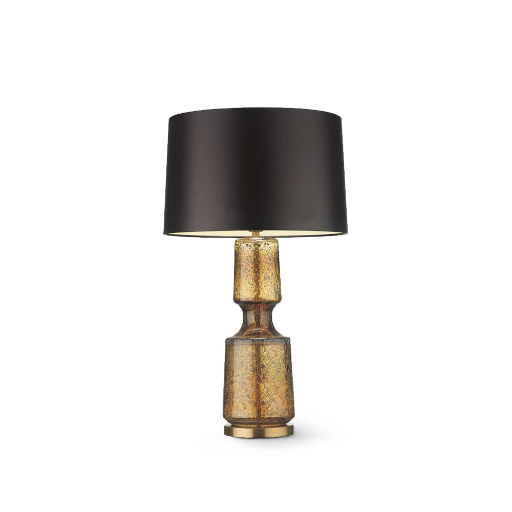 Aurelin Elegant Metal And Glass Table Lamp For Office