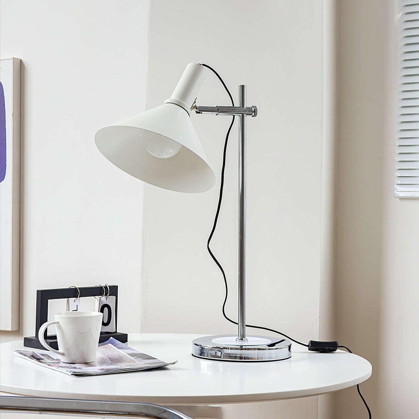 LumaVell Adjustable Shade Table Lamp | Modern Home Lighting