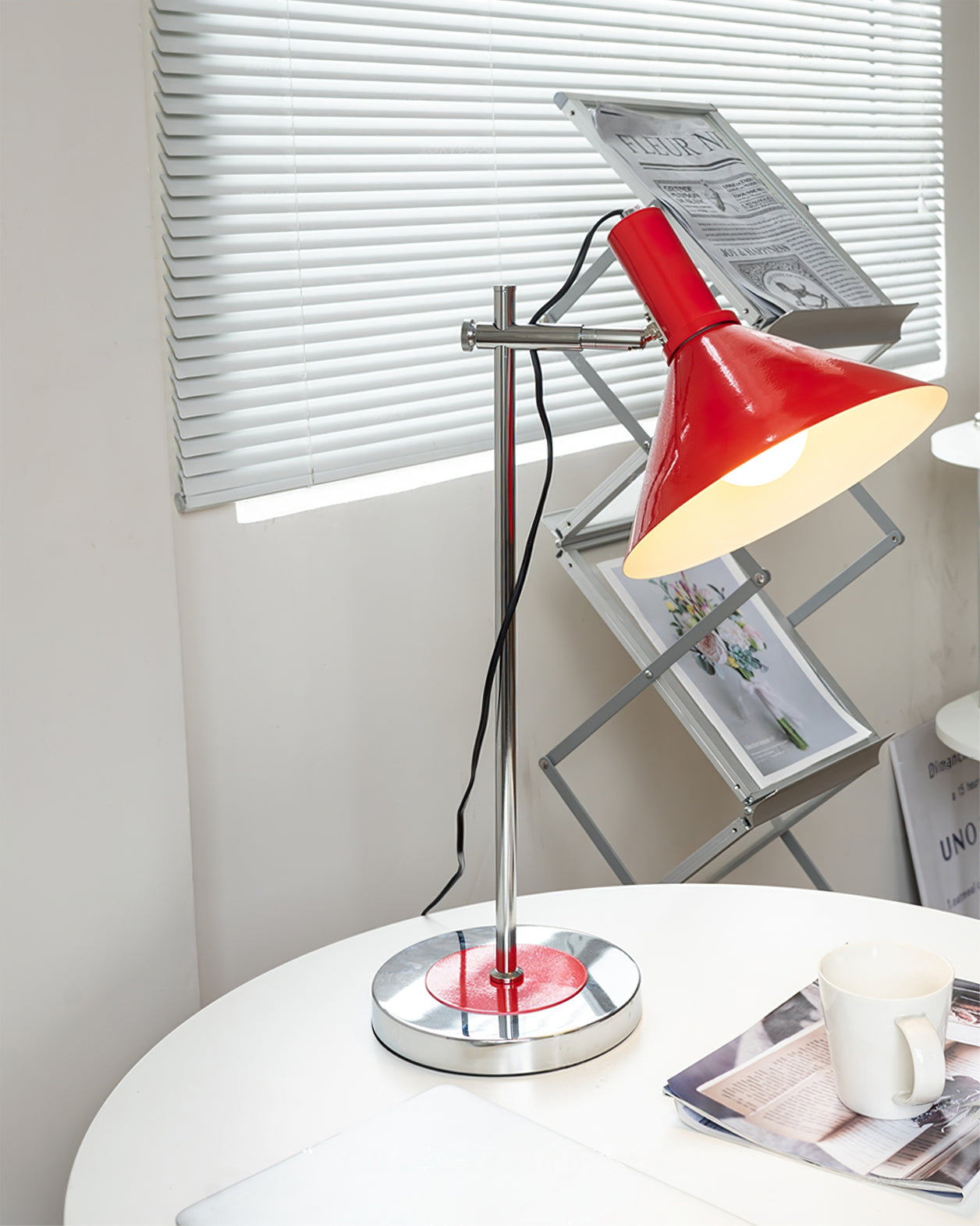 LumaVell Adjustable Shade Table Lamp | Modern Home Lighting