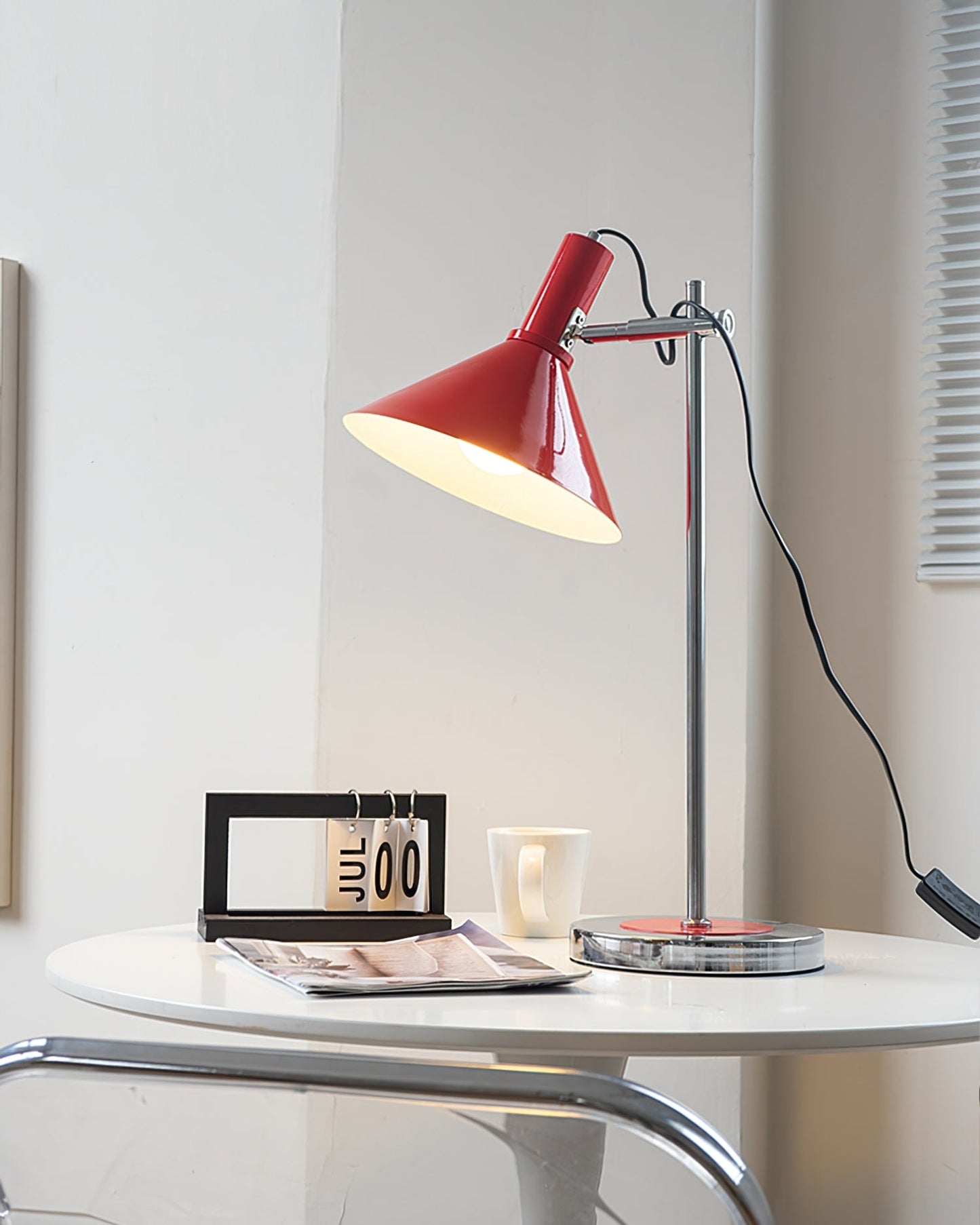 LumaVell Adjustable Shade Table Lamp | Modern Home Lighting