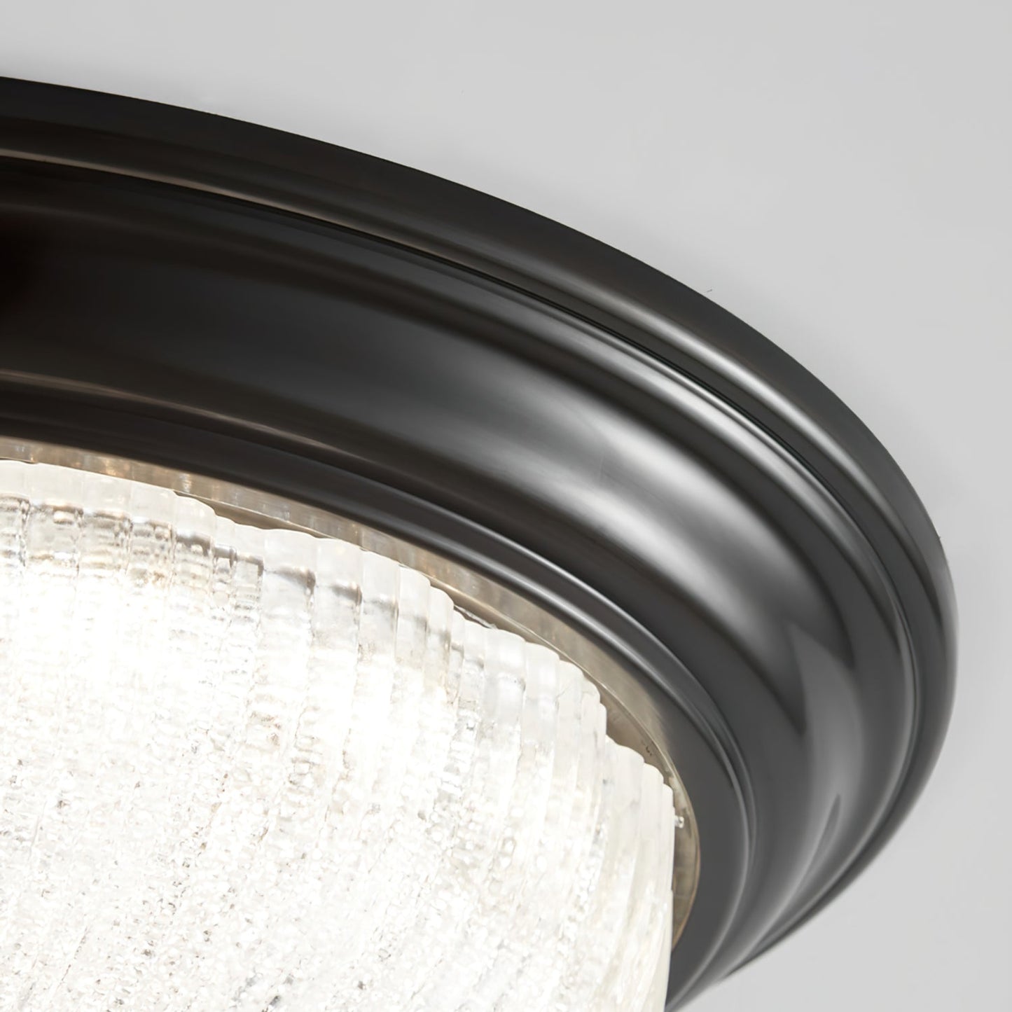 Lorian | Brass Finish Minimalist Ceiling Light, Warm Glow