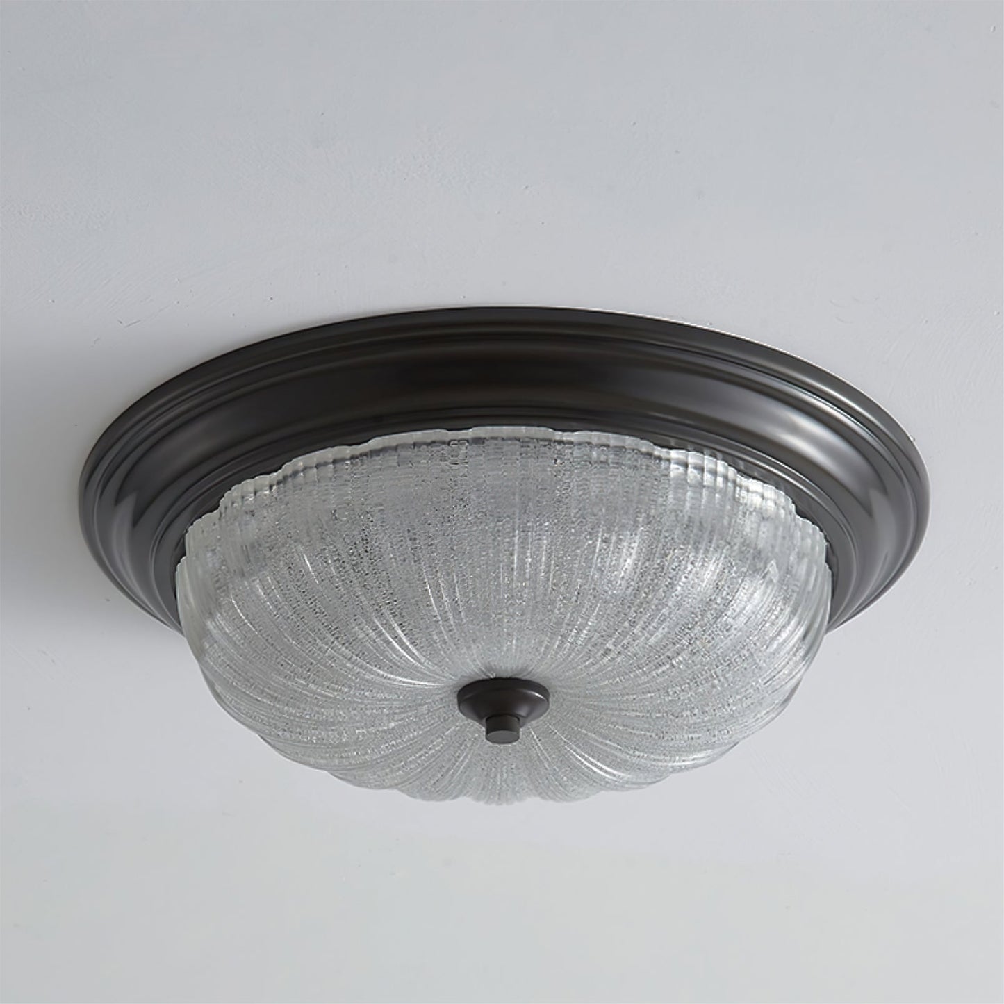 Lorian | Brass Finish Minimalist Ceiling Light, Warm Glow
