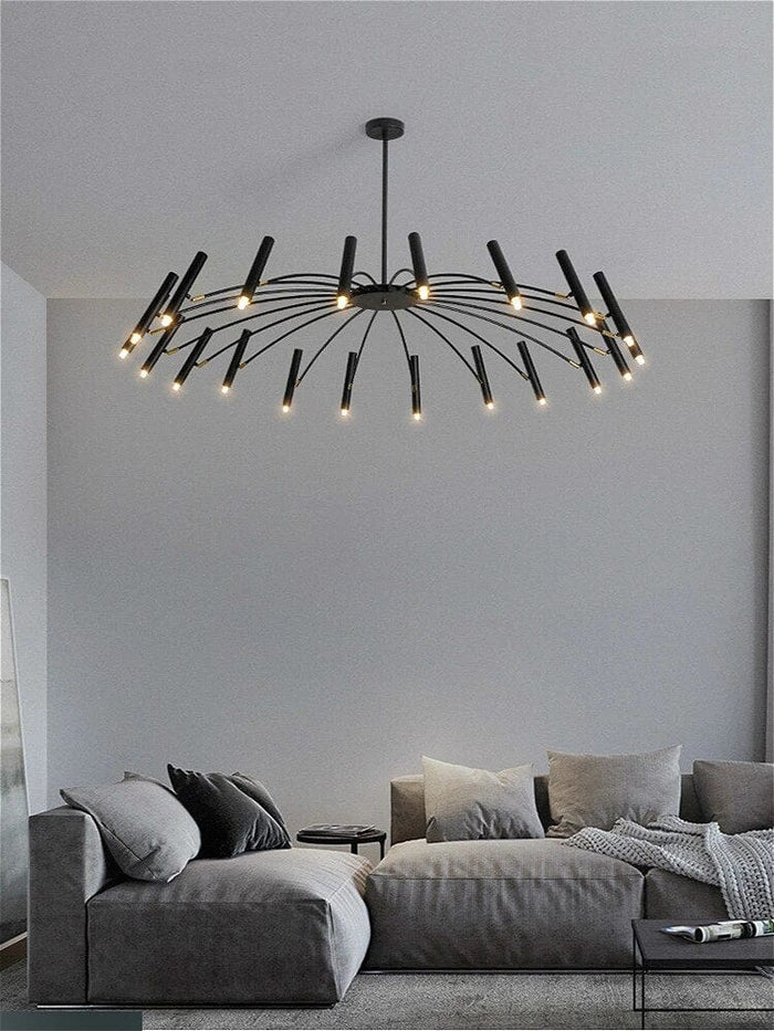 VernoGlow | Elegant Mid-Century Modern LED Chandelier