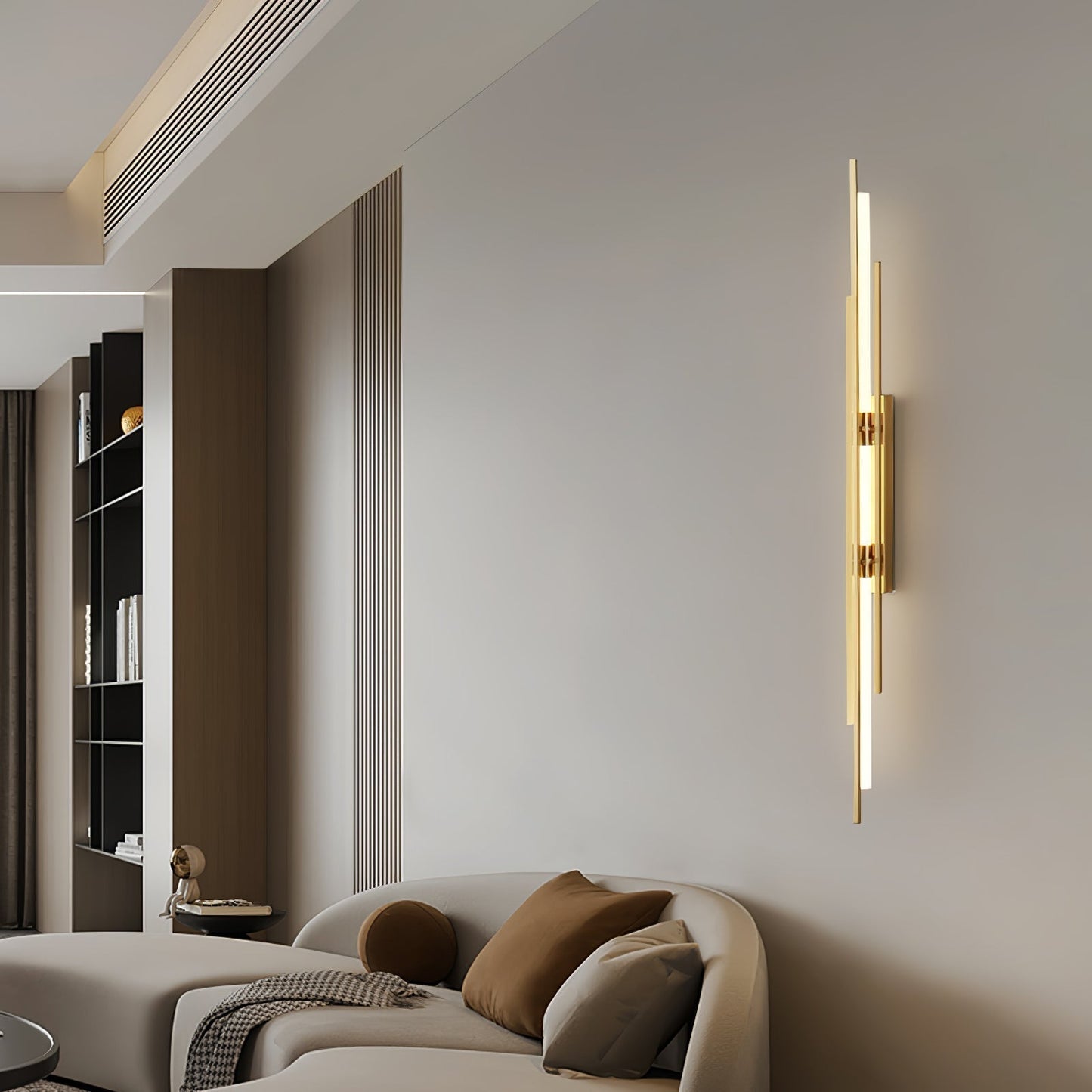 Aurelin | Opulent Gold Wall Sconce For Elegant Rooms
