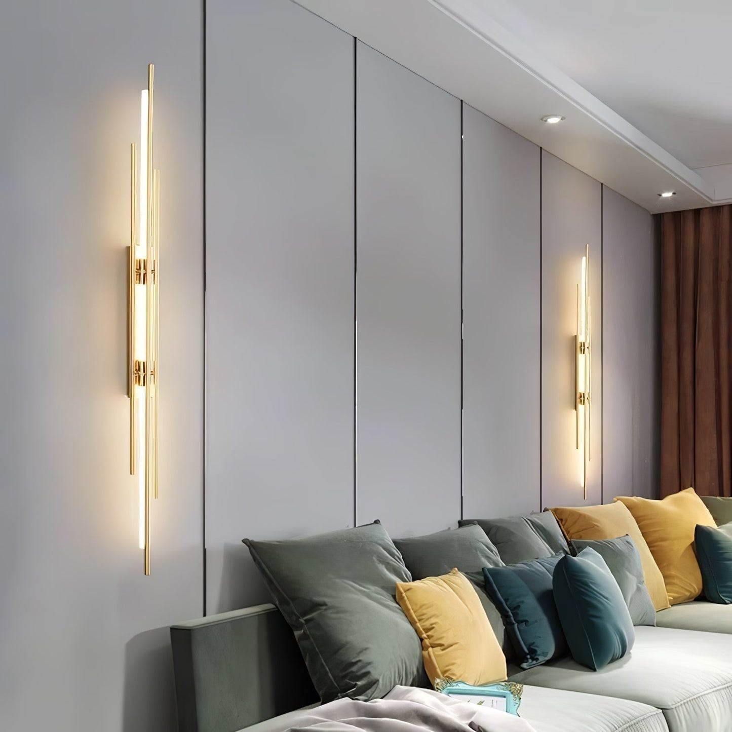 Aurelin | Opulent Gold Wall Sconce For Elegant Rooms