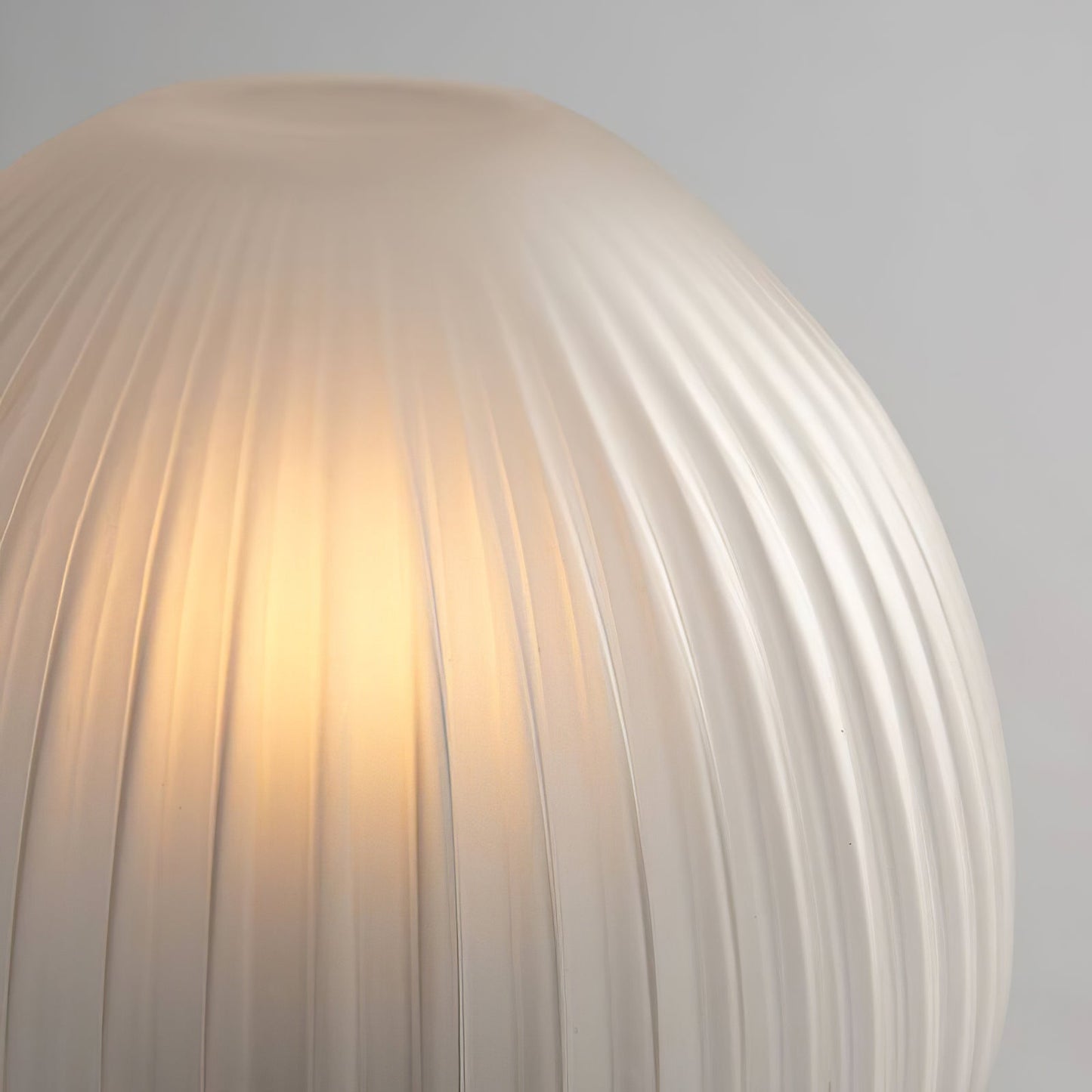 Aurelle Table Lamp With Black Marble Base And Frosted Glass