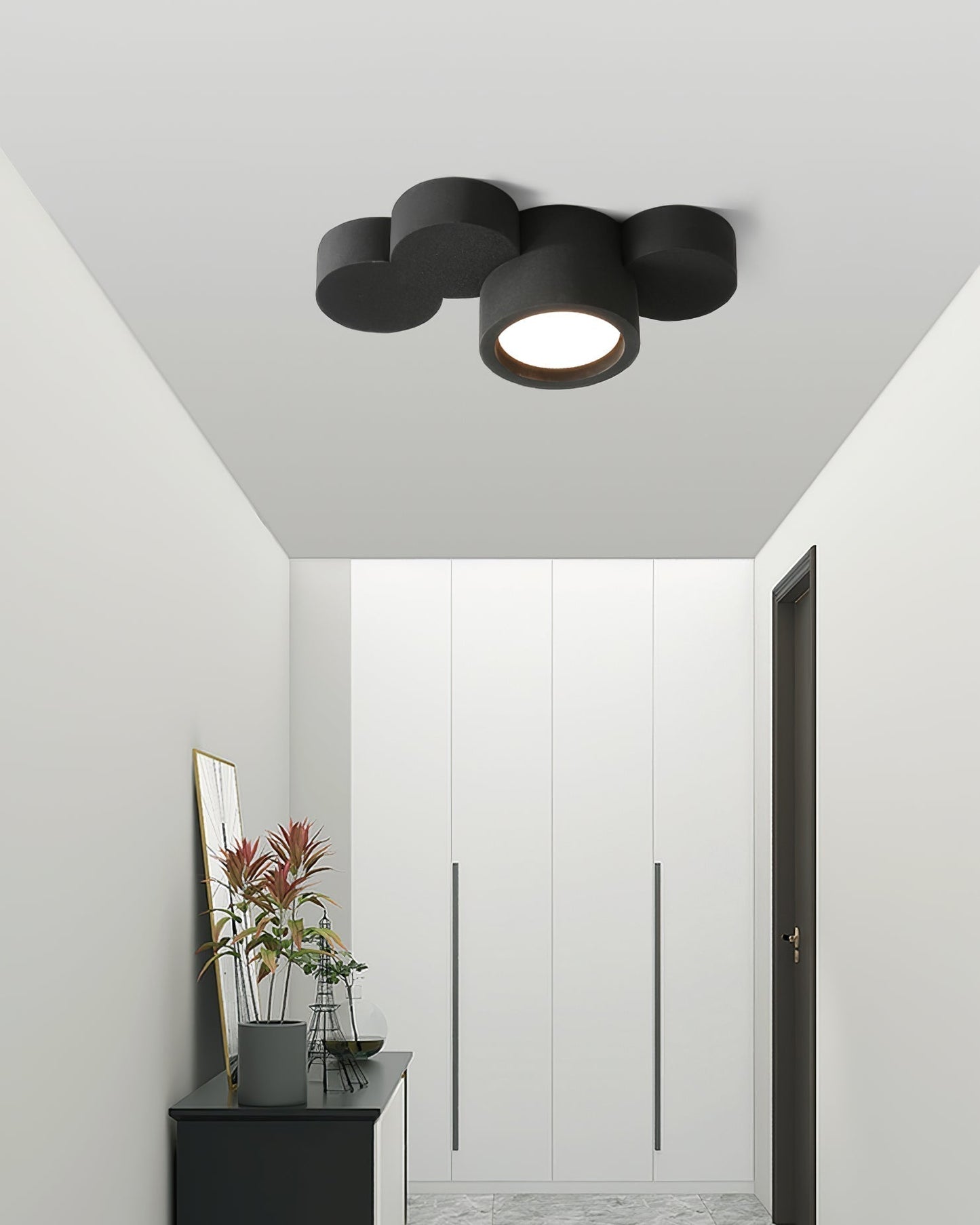 Lunara Paintable Round Ceiling Light For Modern Interiors