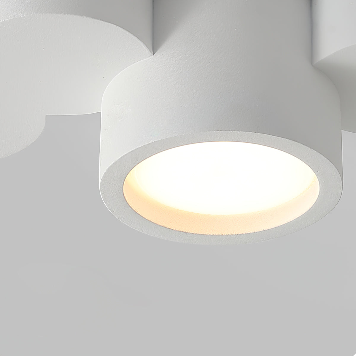 Lunara Paintable Round Ceiling Light For Modern Interiors