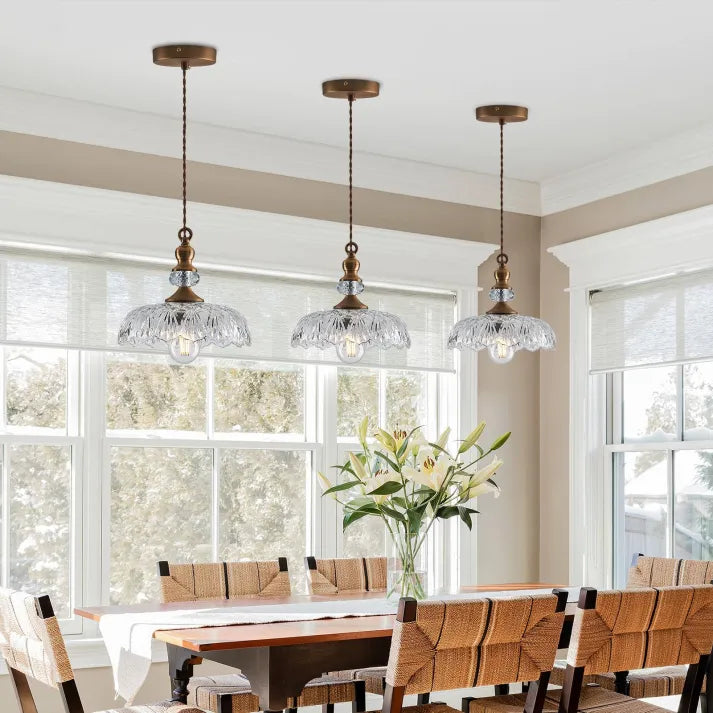 Marinell | Mid-Century Mini Glass Kitchen Pendant Light