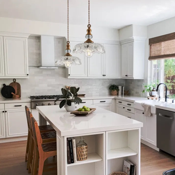 Marinell | Mid-Century Mini Glass Kitchen Pendant Light