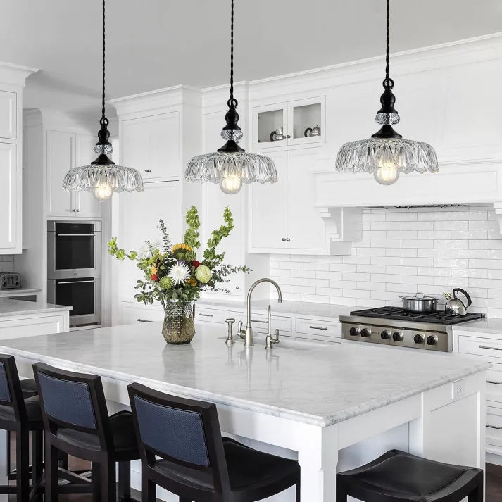 Marinell | Mid-Century Mini Glass Kitchen Pendant Light