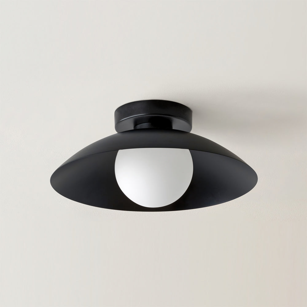 Nordelle Minimalist Ceiling Light With Diffused Glass Shade