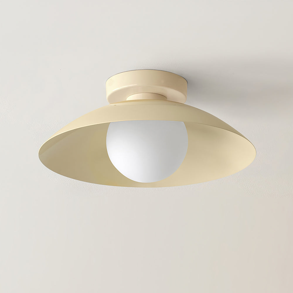 Nordelle Minimalist Ceiling Light With Diffused Glass Shade