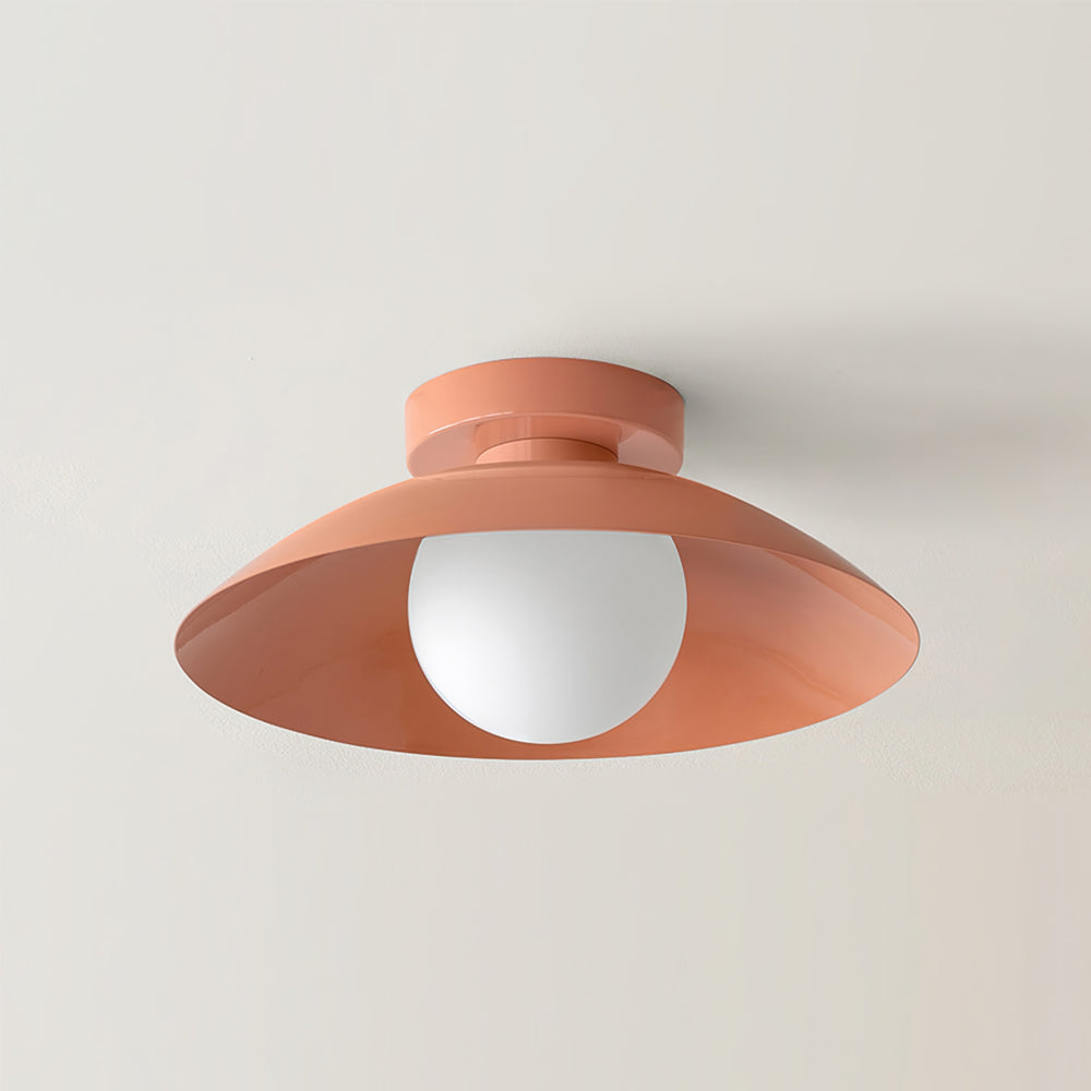 Nordelle Minimalist Ceiling Light With Diffused Glass Shade