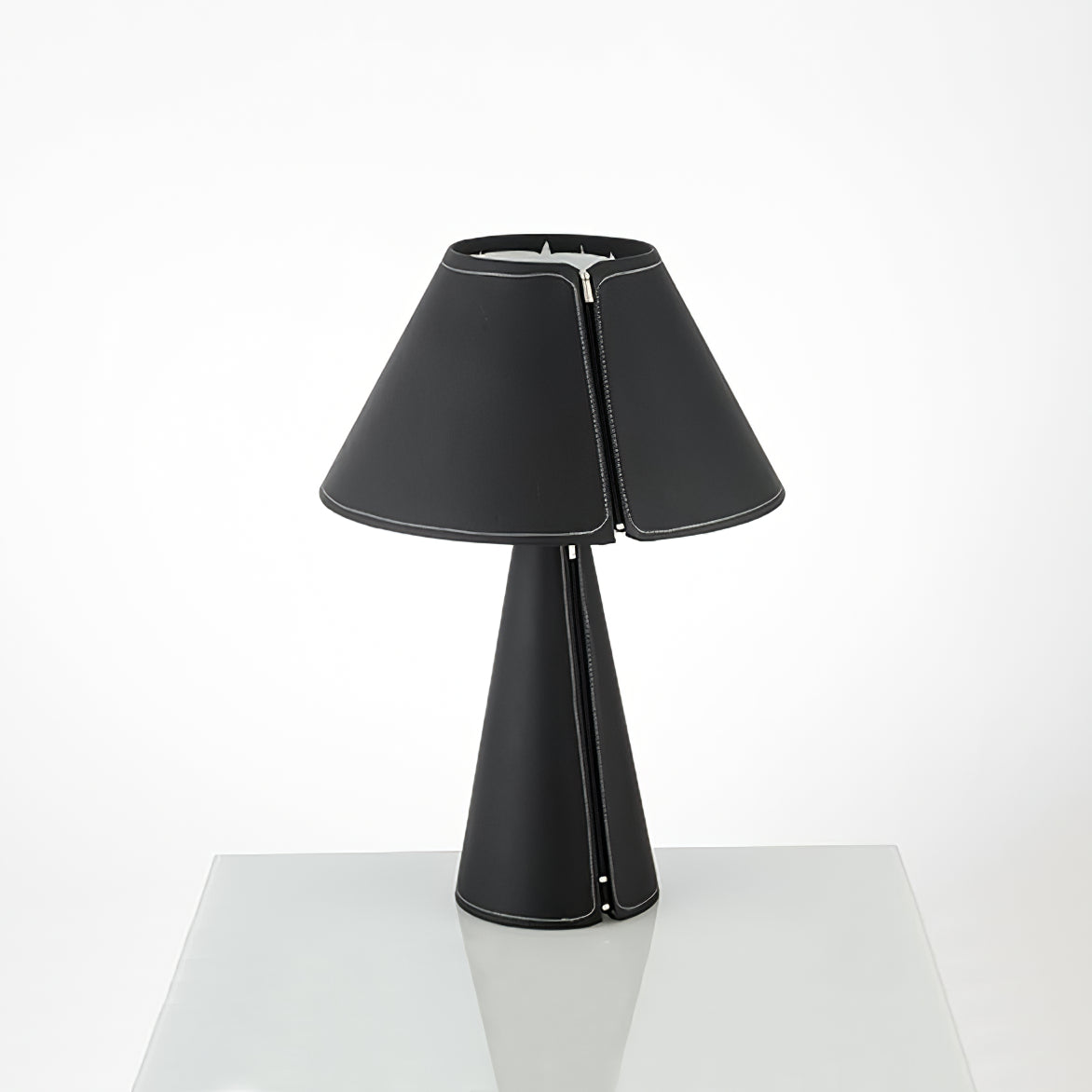 Harlow | Modern Leather & Metal Statement Desk Lamp