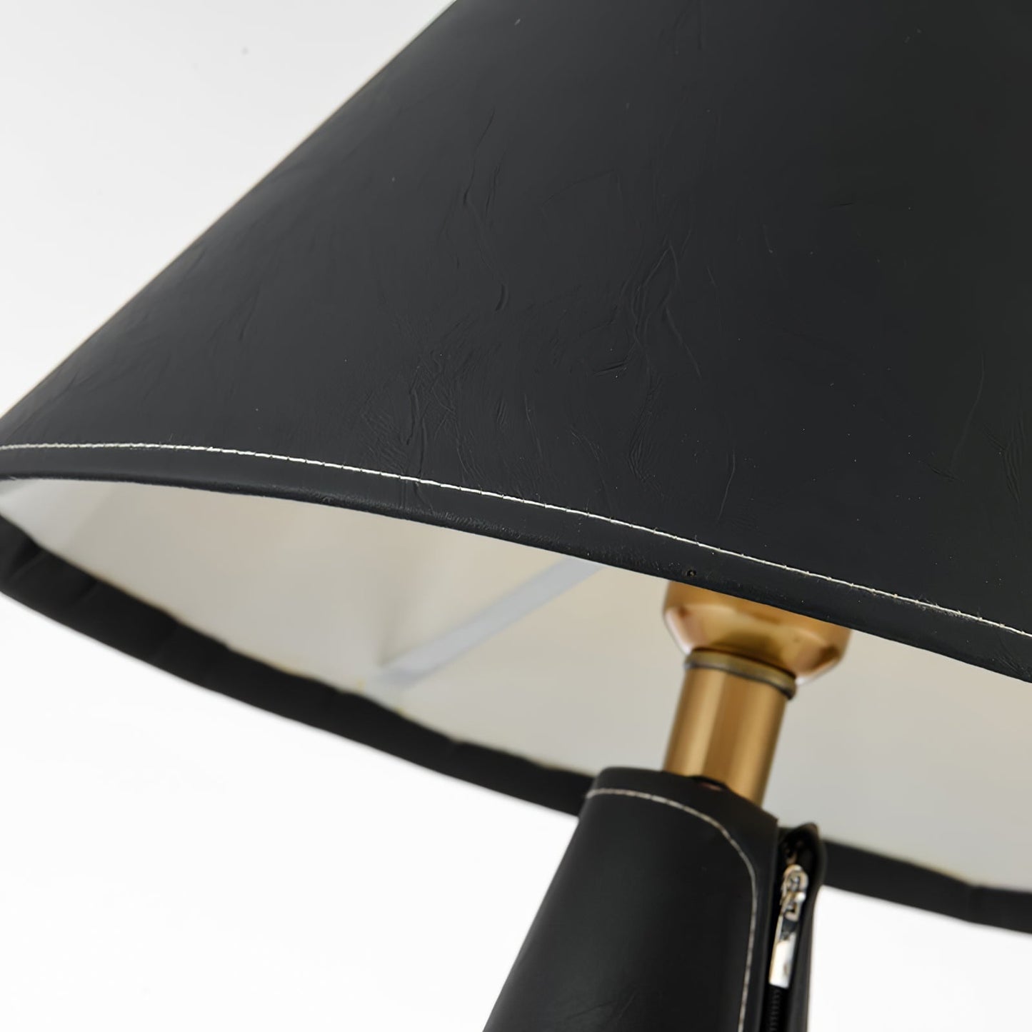 Harlow | Modern Leather & Metal Statement Desk Lamp