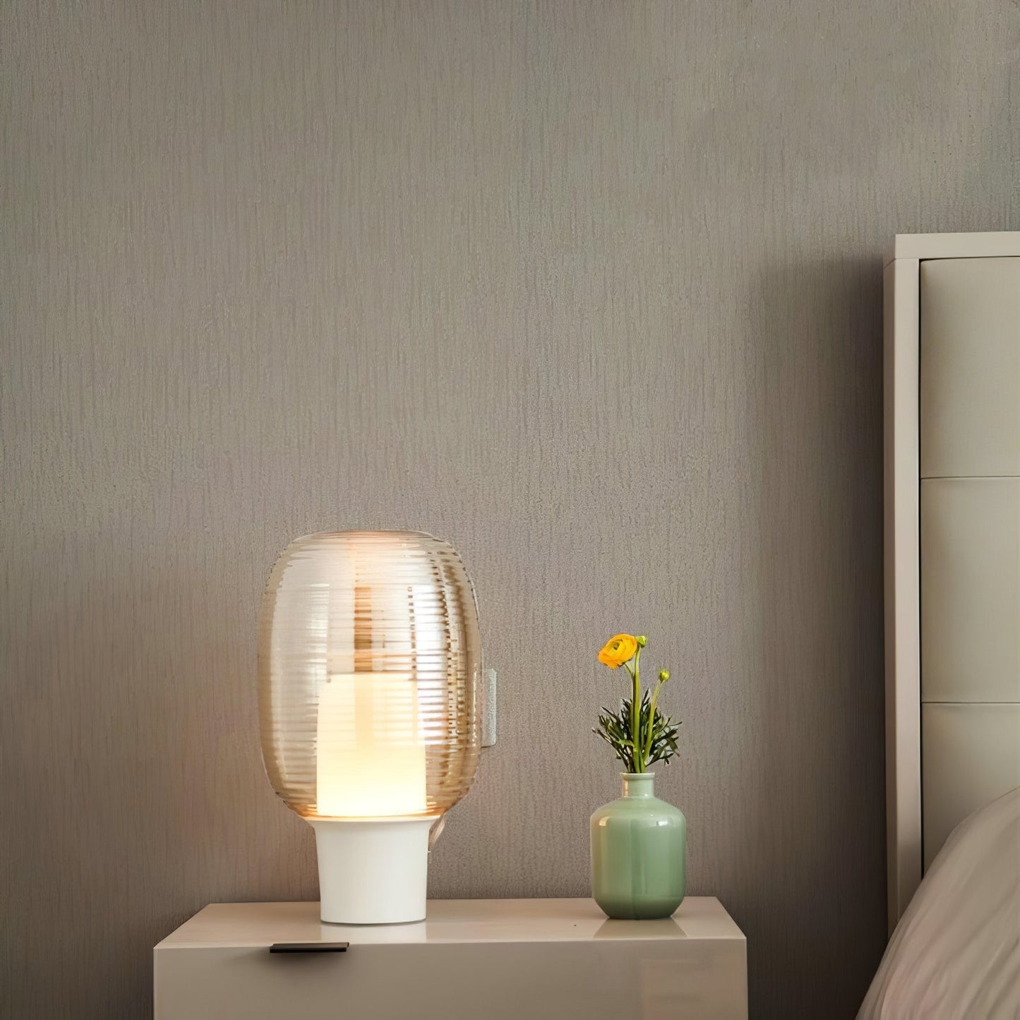 Evara Clara Table Lamp With Subtle Timeless Soft Glow