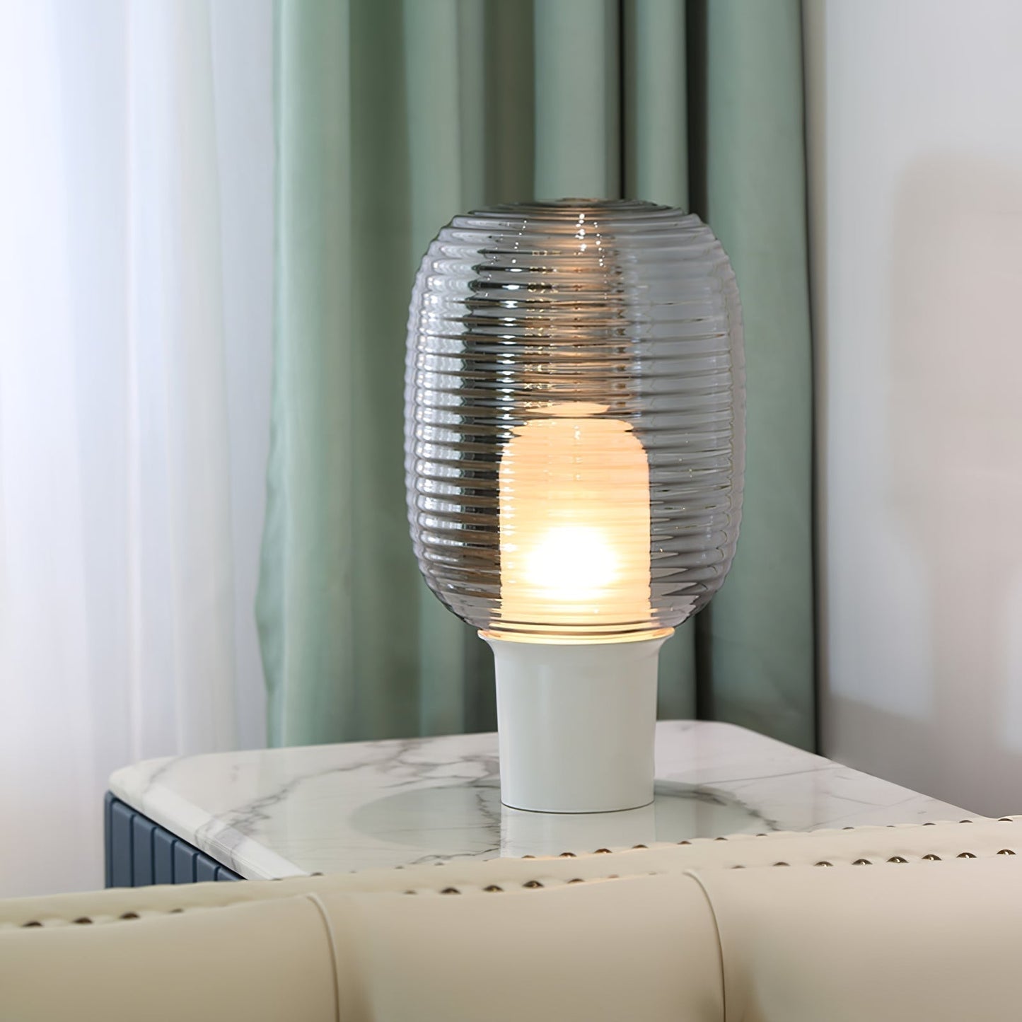 Evara Clara Table Lamp With Subtle Timeless Soft Glow