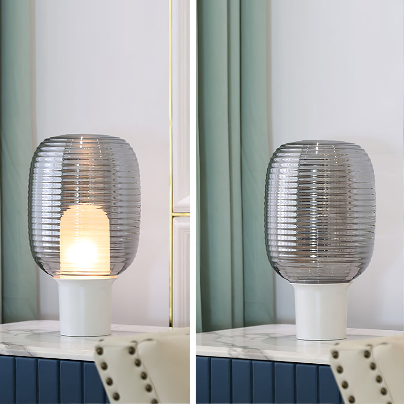 Evara Clara Table Lamp With Subtle Timeless Soft Glow