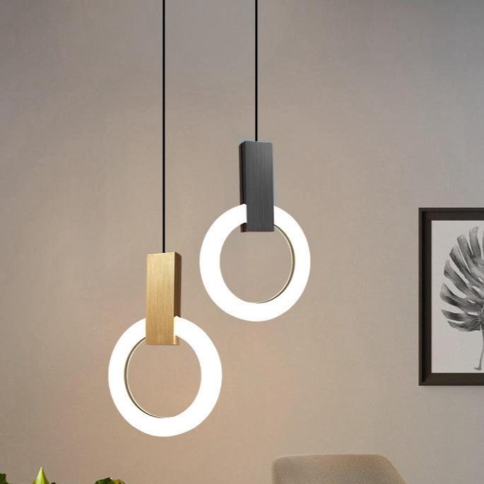 Liora Nordic LED Ring Pendant Light For Dining Room